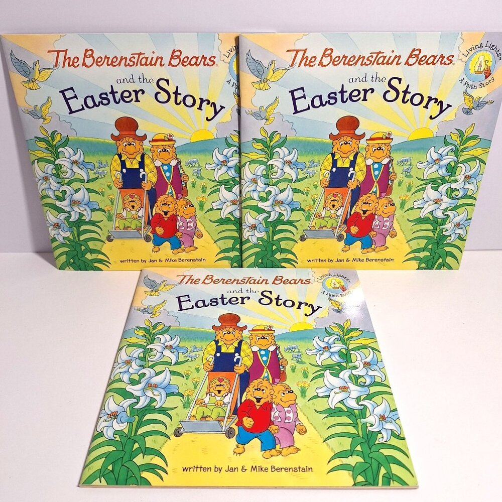 The Easter Story Berenstain Bears 3 Book Lot Zonderkidz